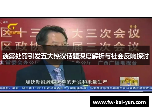 魏震处罚引发五大热议话题深度解析与社会反响探讨